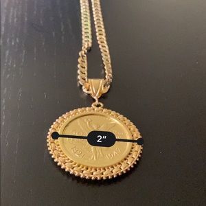 Pendant and chain